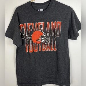 Cleveland Browns Tshirt Football Sz M Medium NFL Team Apparel Gray Dawg Pound